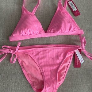 Target Hot Pink Triangle Bikini
